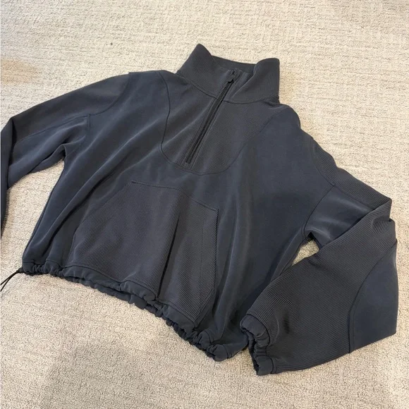 lululemon athletica Brushed Softstreme Ribbed Half Zip - Picture 2 of 4